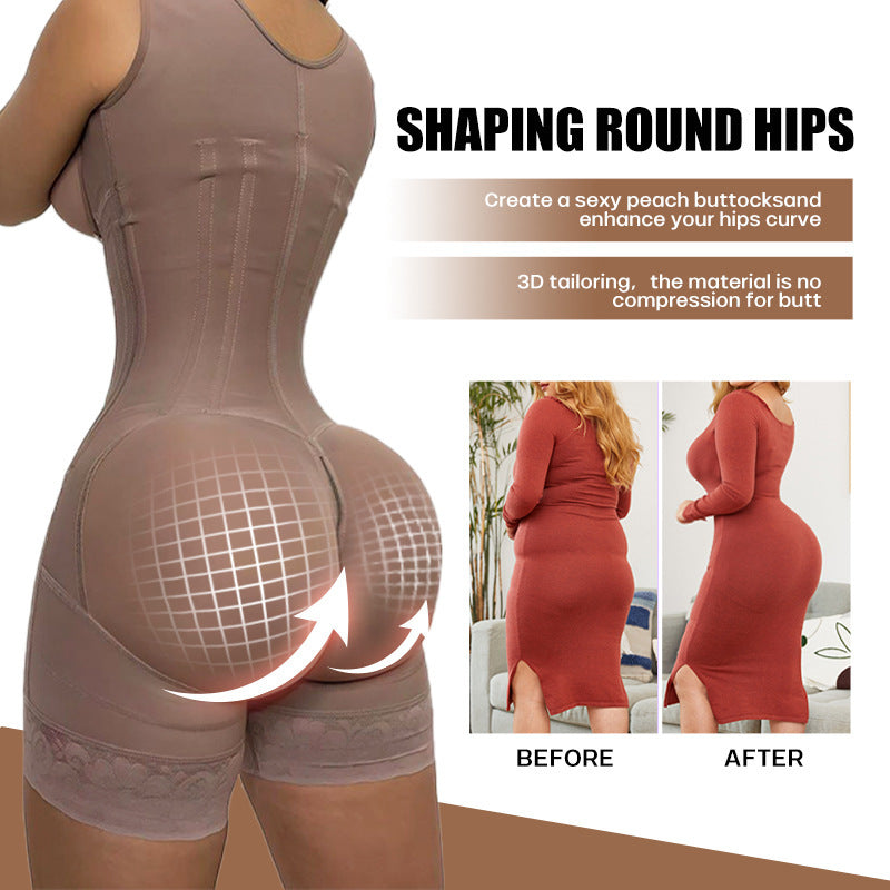 Plus Size Shapewear Corset Waist trainer Black