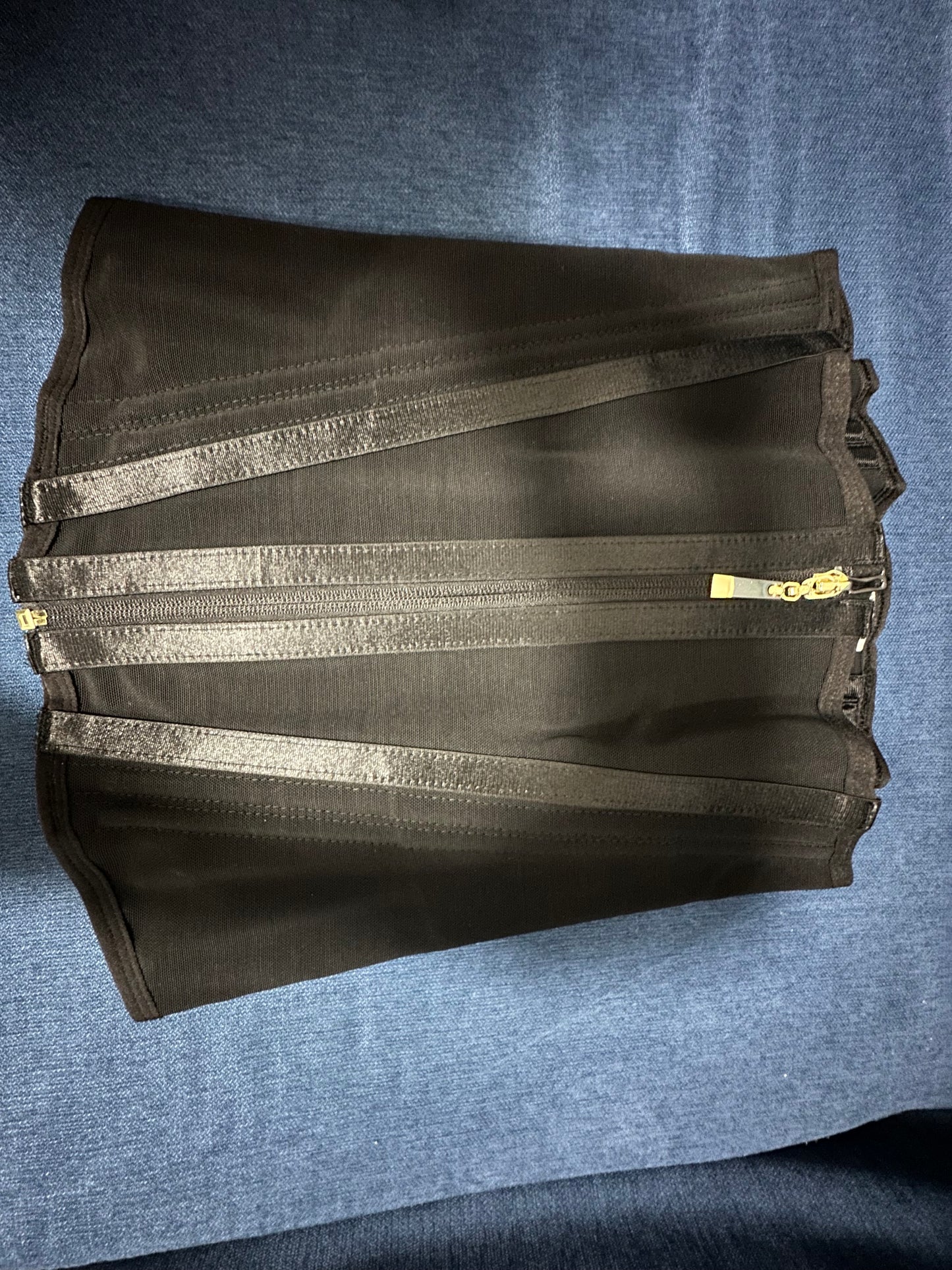 أأفضل أنواع حزام الظهر الطبي With Ziper Inside Hook Corset Wasit trainer Breathable  (Cotton&Powernet)