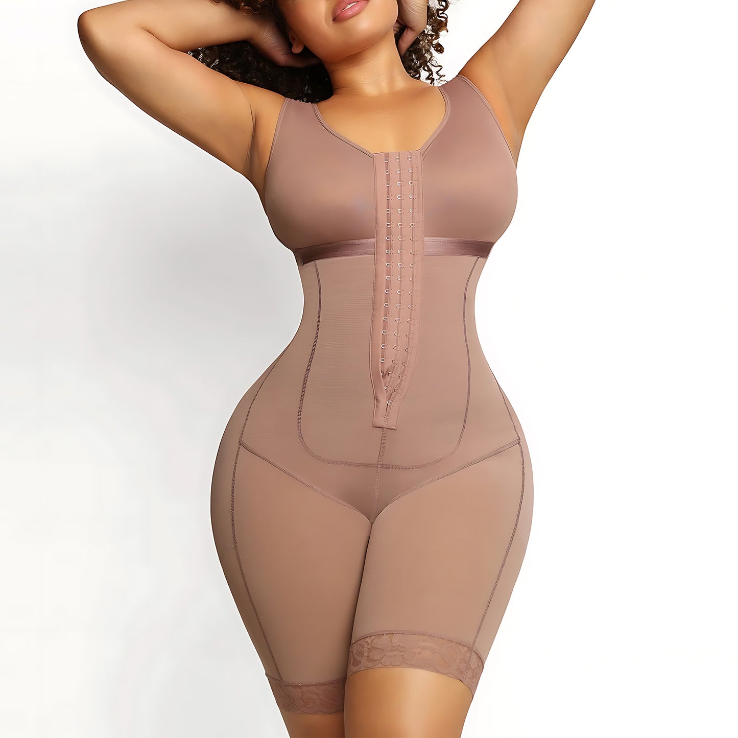 Best Fajas For Plus Size Women High compression Tummy Control With Bra Butt Lifter Full Body Shaper丨Extreme Sliming&Comfort Fit