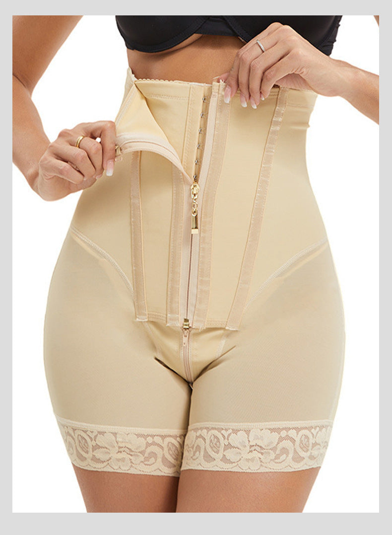 Plus Size Body Shapers Amazon With Hook And Zipper Butt lifter丨Zipper Crotch
