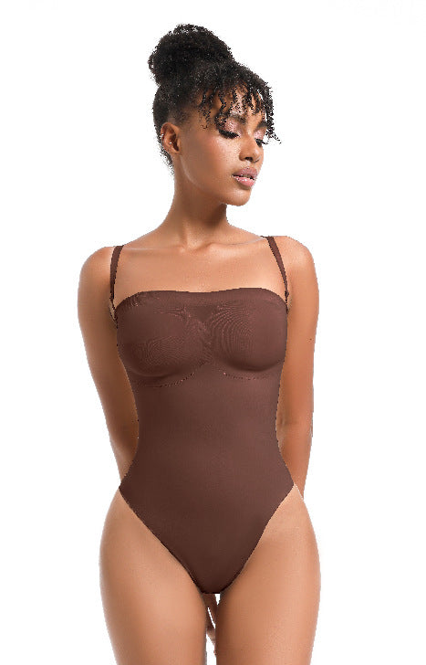 Low Back Shapewear Bodysuit Strapless
