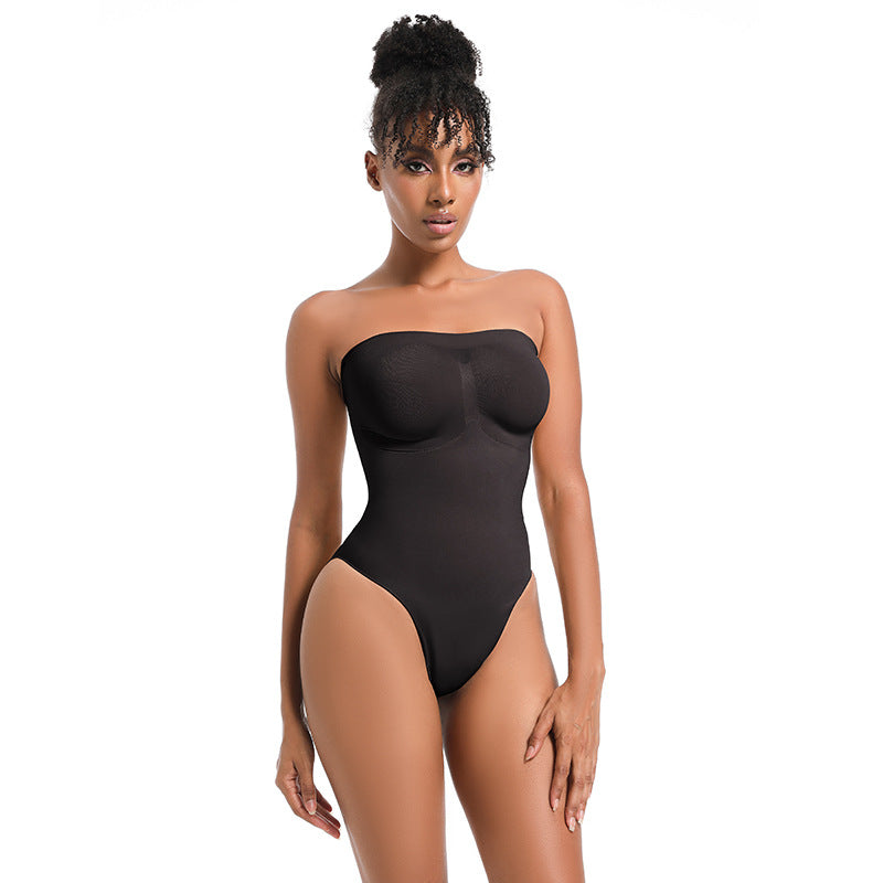 Low Back Shapewear Bodysuit Strapless