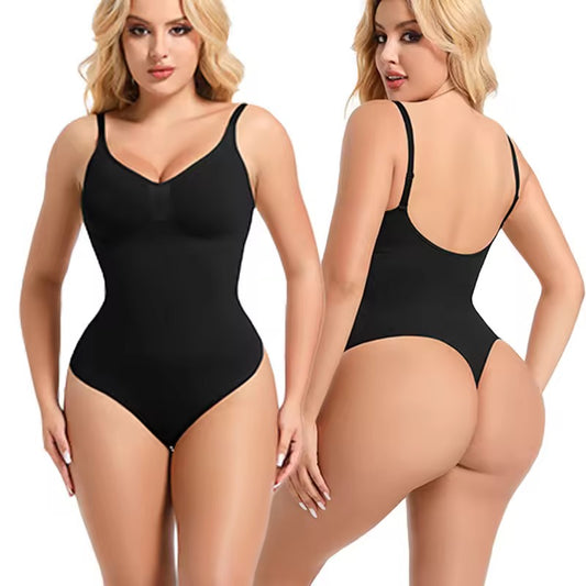 Women's Black Bodysuit Shapewear  Sculpting backless shapewear.shapewear underwear.tummy tucker,spanx for pregnancy.