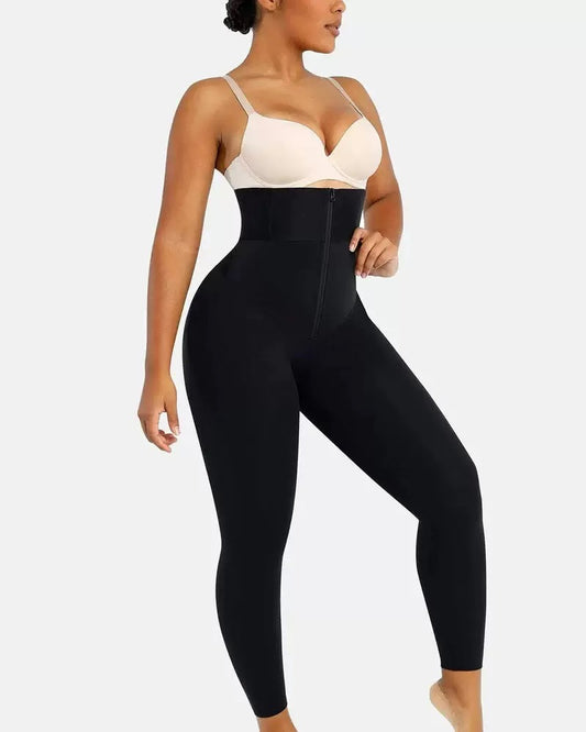 Shapewear Leggings Butt Lifting High Waist Tummy Control Shaper丨Patchwork Waistband