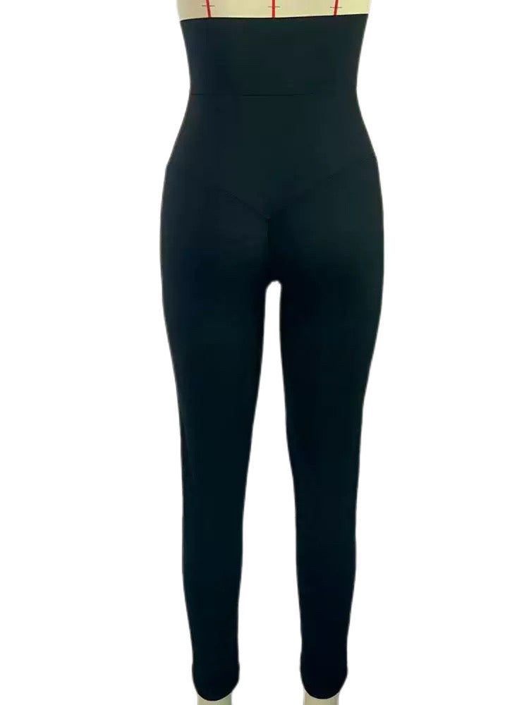 Shapewear Leggings Butt Lifting High Waist Tummy Control Shaper丨Patchwork Waistband