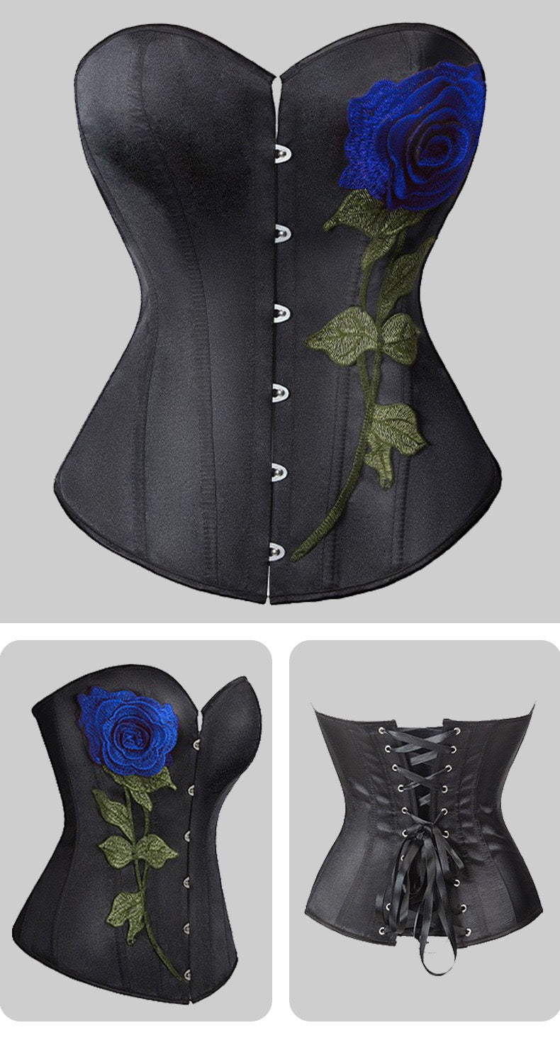 wholesale 3D Rose Waist Trainer And Corset With Hook Sculpting Waist 