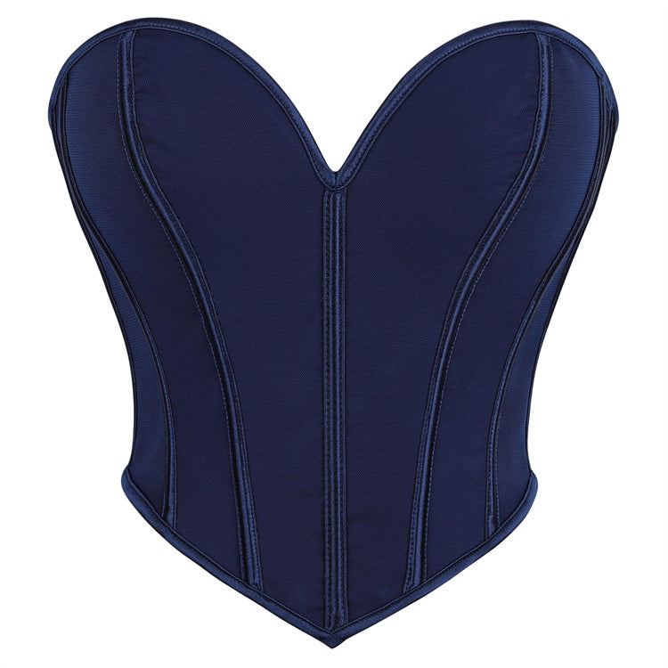 Wholesale Hourglass Silhouette Corset With Hooks For Retailers丨 Sweetheart Neckline