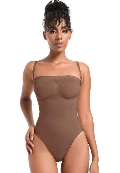 Low Back Shapewear Bodysuit Strapless 