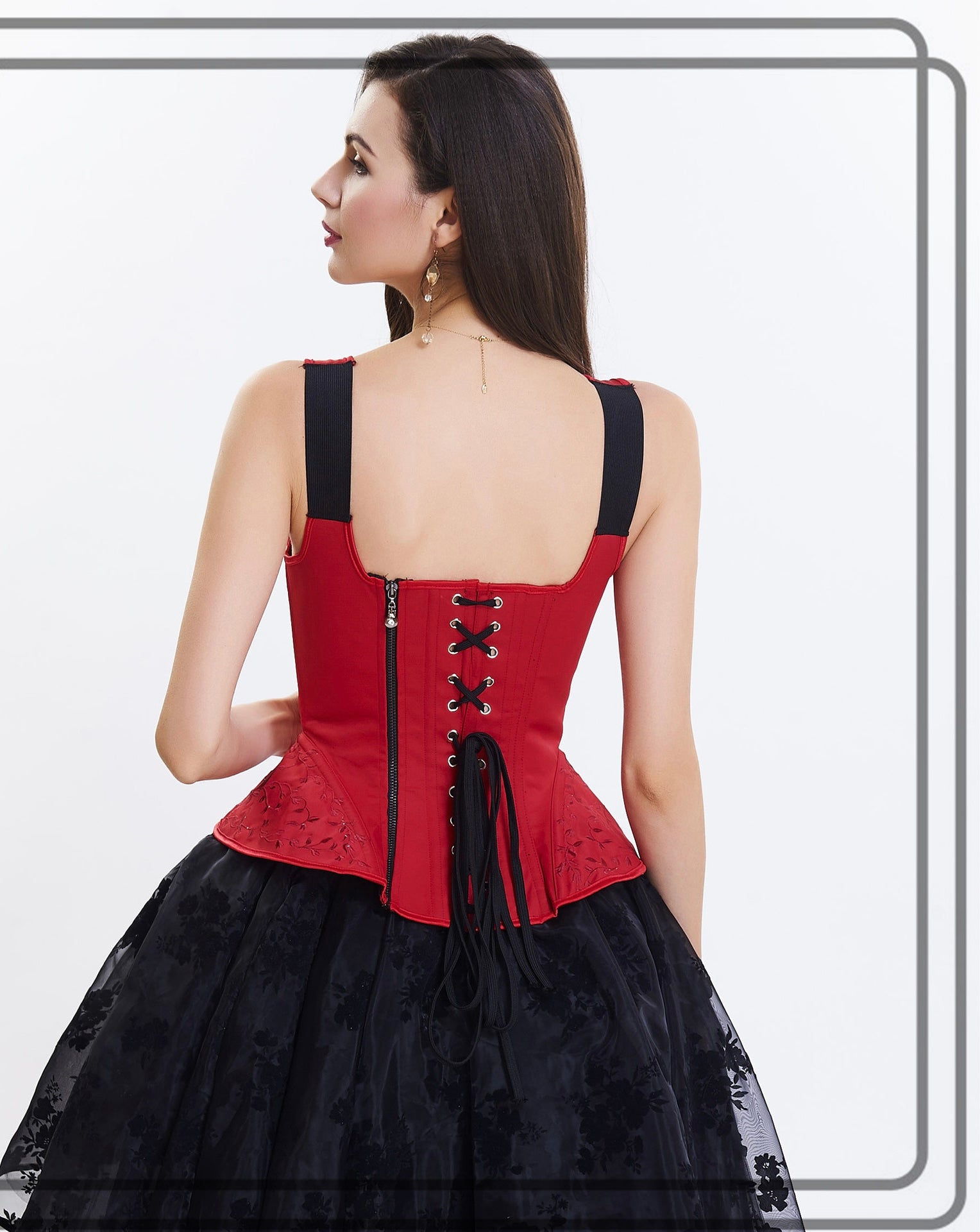 Overbust Corset With Straps