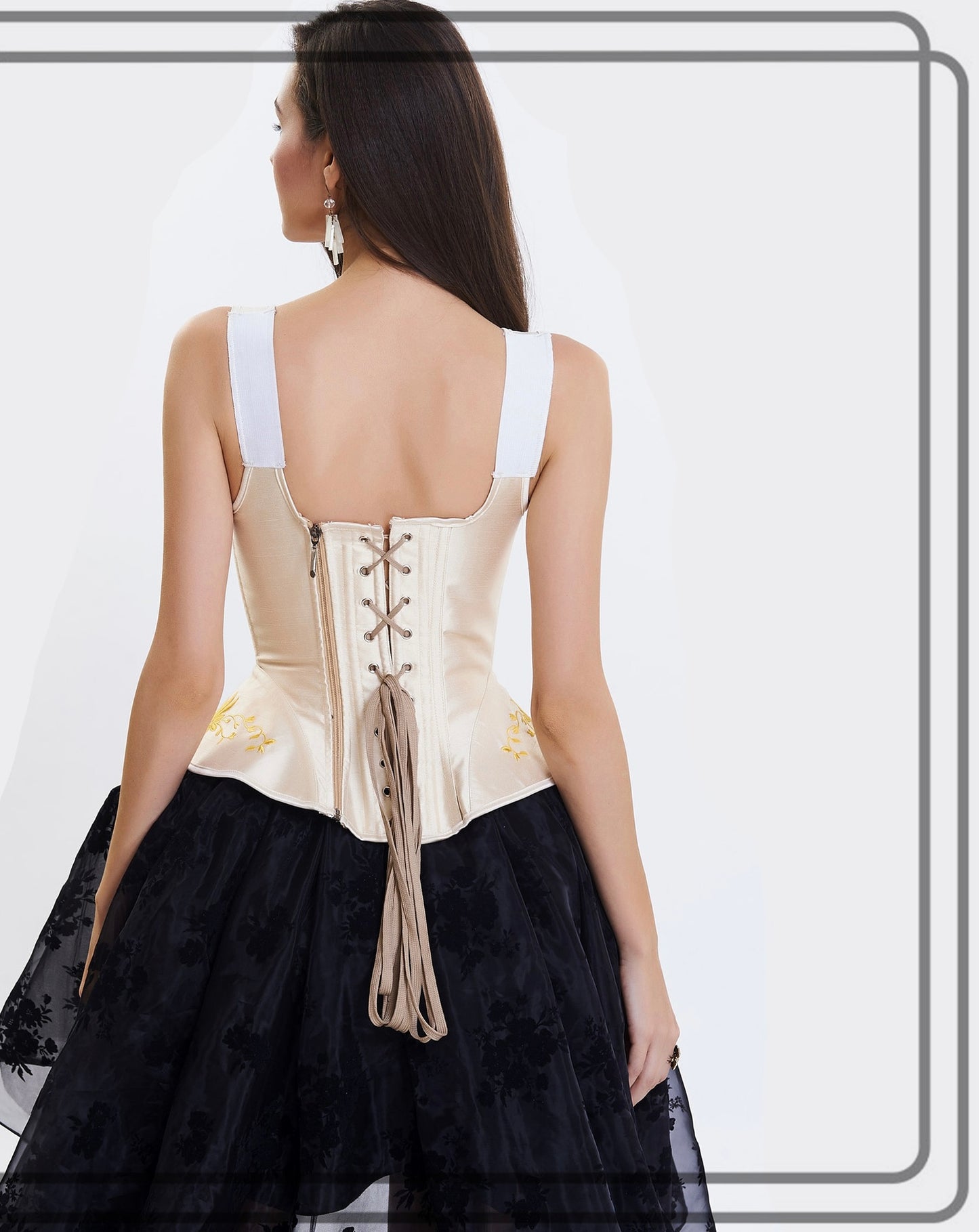 Overbust Corset With Straps