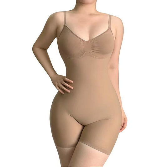 Strapless Shapewear Bodysuit High Compression Tummy Control For Women,  Sculpting Seamless Body Shaper(Nylon/Spandex)