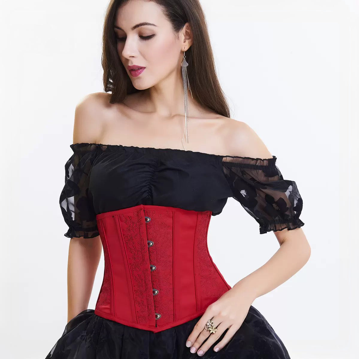 Wholesale High-end Embroidery Corset For Hourglass Shape 