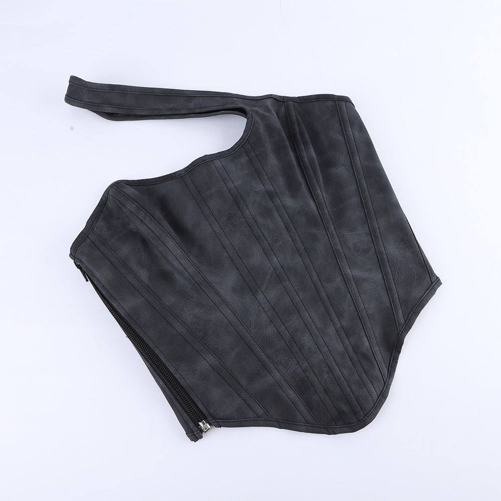 Corset Bustier Backless With Crossbody Strap Back Tank Top