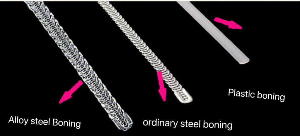 Overbust corset with straps